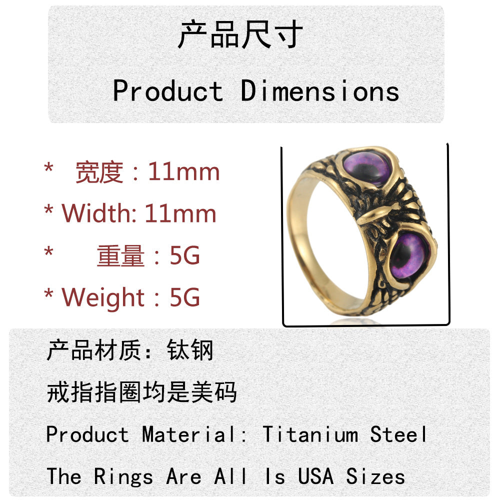 Zarte handwerkliche Ring