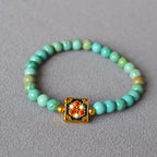 Zarte handwerkliche Gold Armband