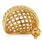 Klassische Gold Ohrring mit zeitloser Eleganz