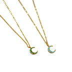 Schöne Gold Halskette mit einzigartigem Stil