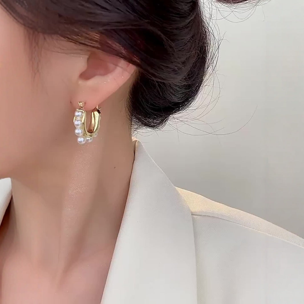 Romantische Perlen Ohrring für besondere Momente