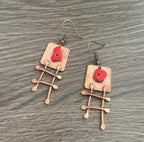 Handgefertigte Vintage Ohrring