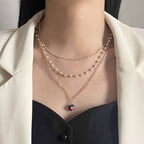 Schöne Perlen Halskette mit einzigartigem Stil