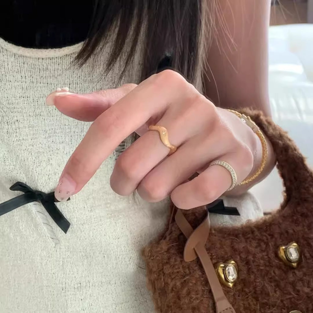 Atemberaubende Gold Ring für den Alltag