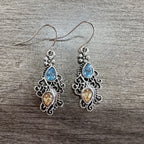 Zarte handwerkliche Ohrring