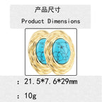 Schöne Gold Ohrring mit einzigartigem Stil