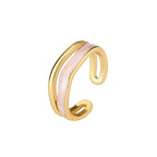 Zarte handwerkliche Ring