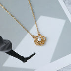 Schöne Perlen Halskette mit einzigartigem Stil