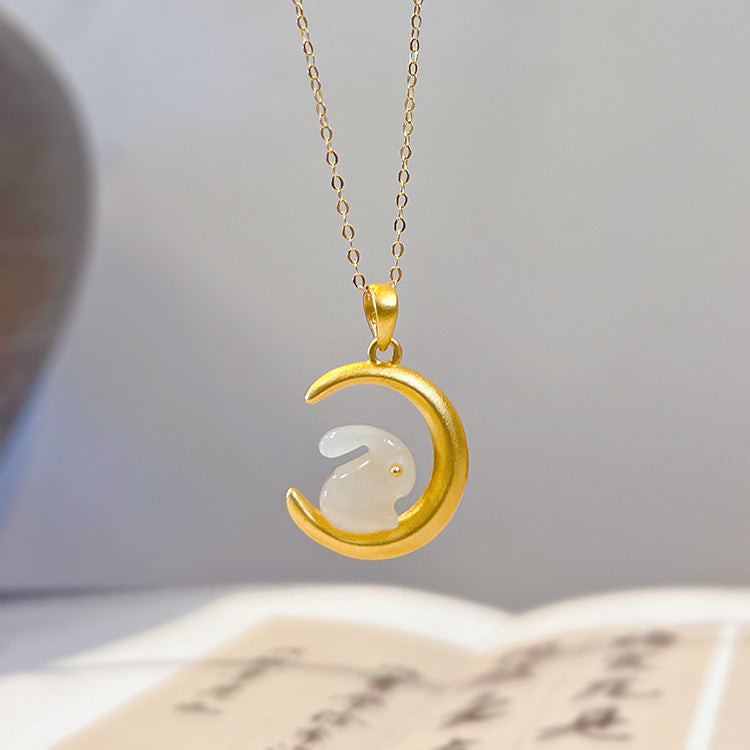 Schöne Silber Halskette mit einzigartigem Stil