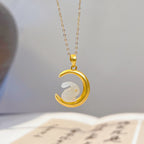 Schöne Silber Halskette mit einzigartigem Stil