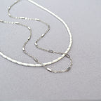 Schöne Silber Halskette mit einzigartigem Stil