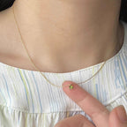 Zarte handwerkliche Halskette