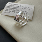 Klassische Silber Ring mit zeitloser Eleganz