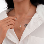 Zarte handwerkliche Perlen Halskette