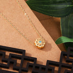 Romantische Gold Halskette für besondere Momente