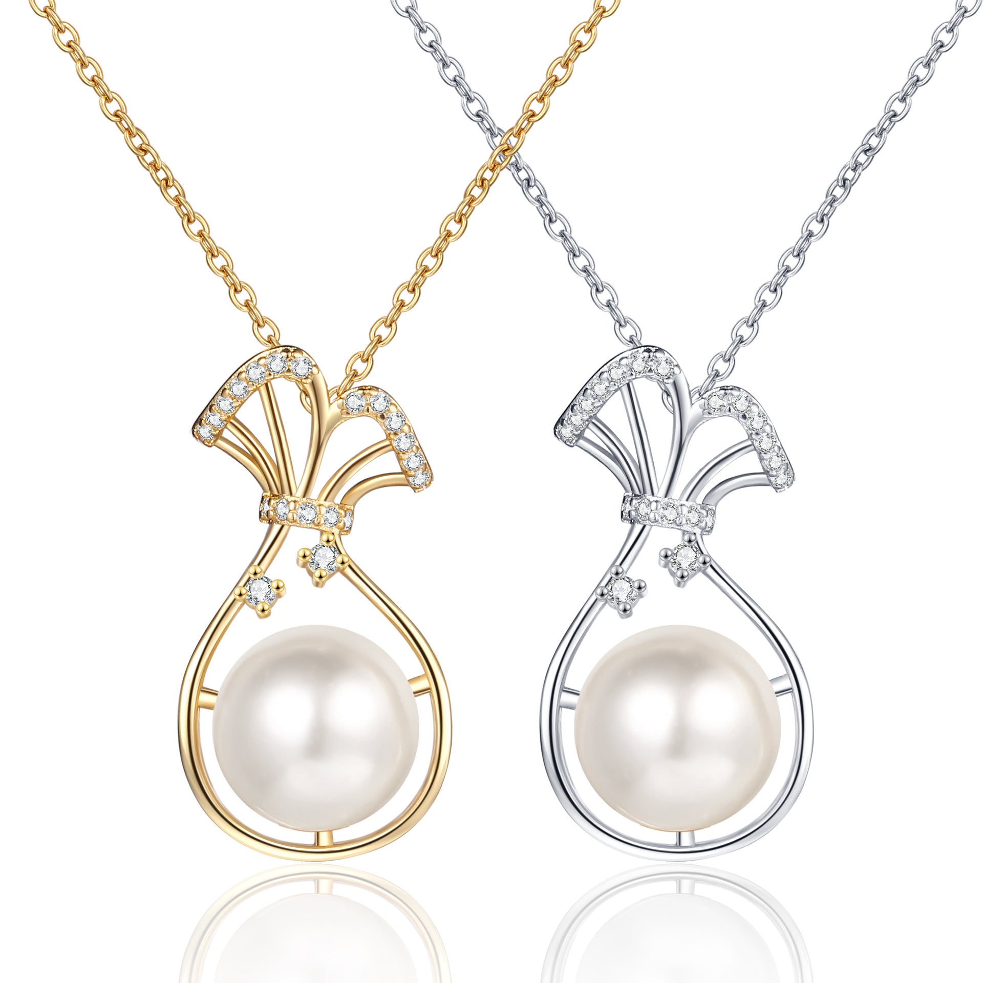 Romantische Perlen Halskette für besondere Momente