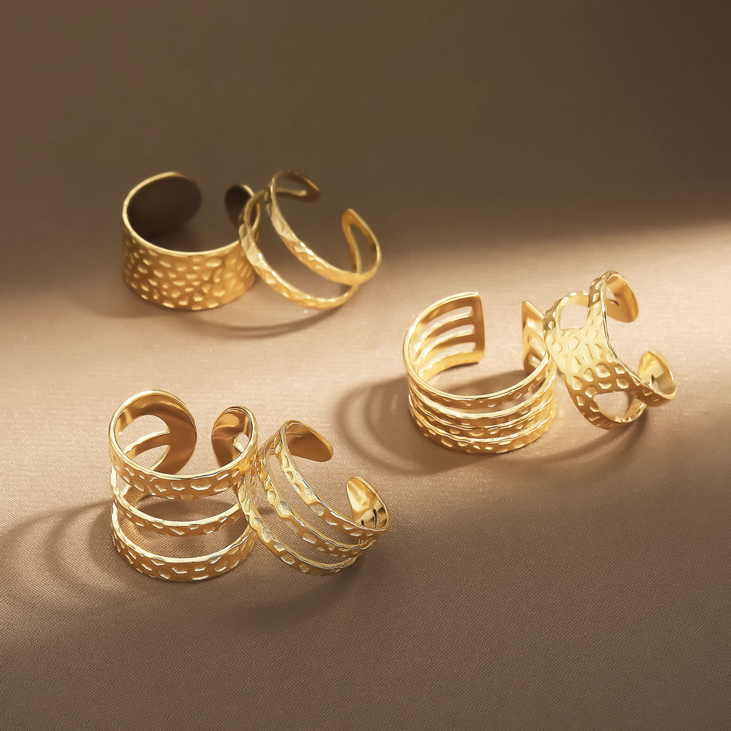 Atemberaubende Gold Ring für den Alltag