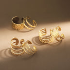 Atemberaubende Gold Ring für den Alltag