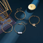 Zarte handwerkliche Perlen Armband