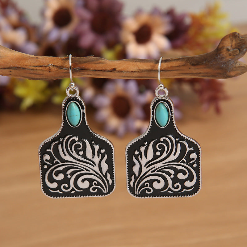 Zarte handwerkliche Ohrring