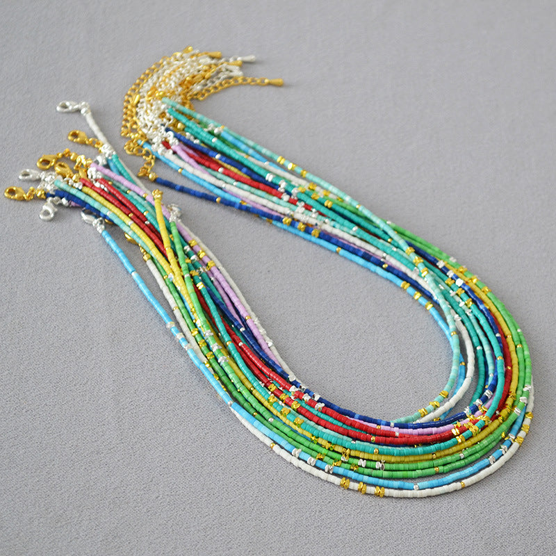 Schöne Silber Halskette mit einzigartigem Stil