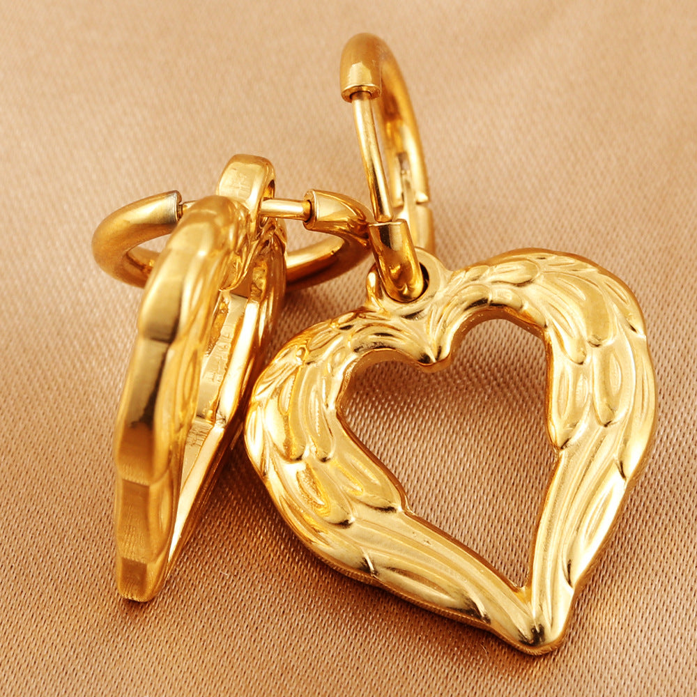 Charmante Gold Ohrring für jeden Anlass