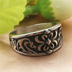 Zarte handwerkliche Ring