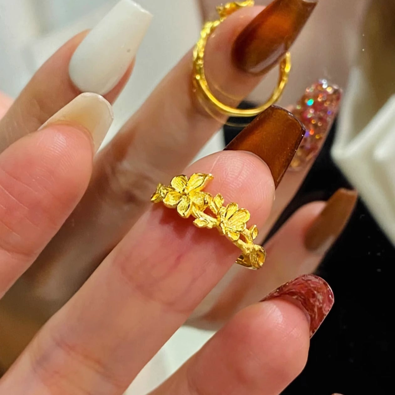 Atemberaubende Gold Ring für den Alltag