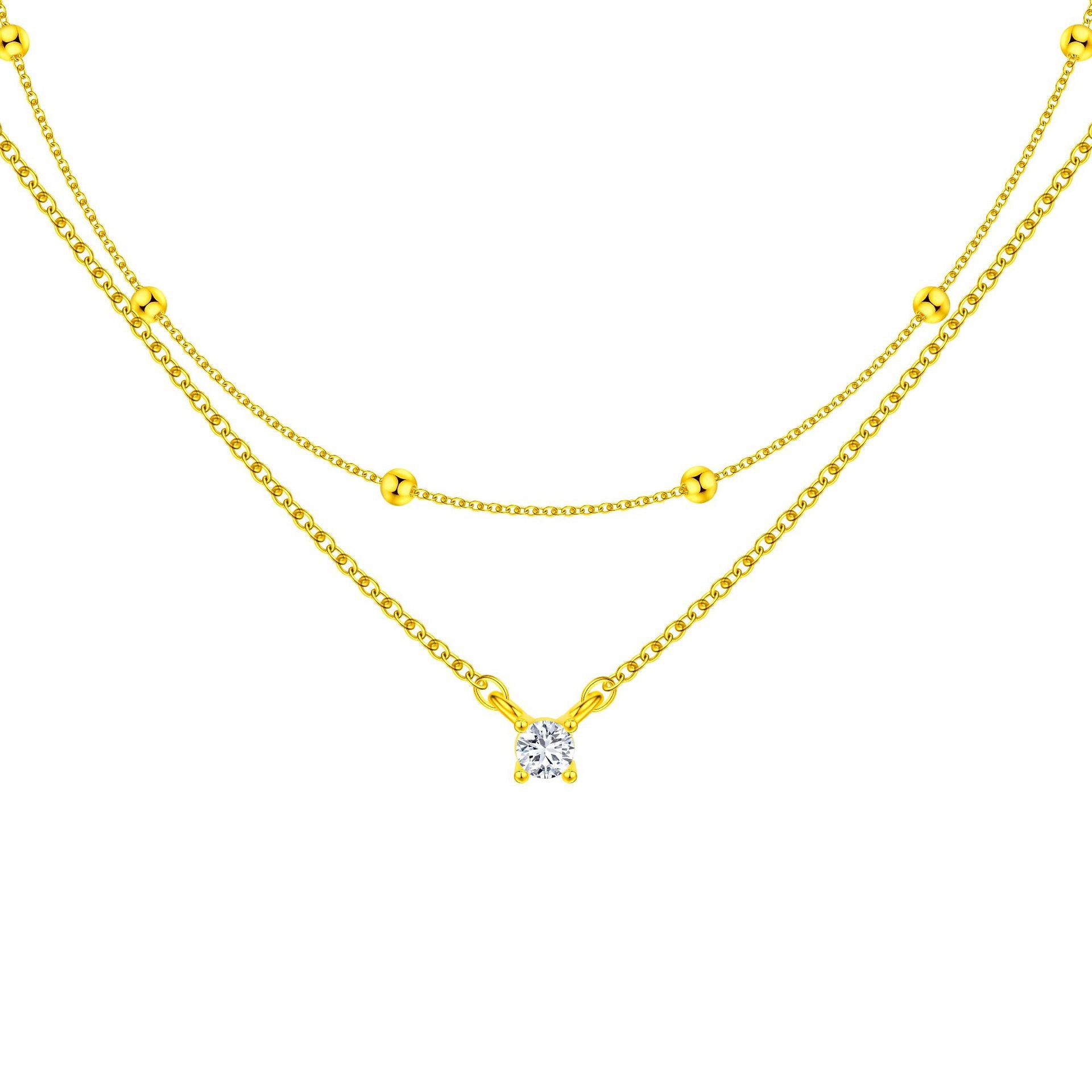 Schöne Halskette mit einzigartigem Stil