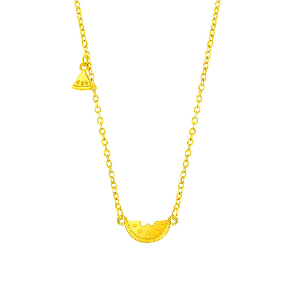 Schöne Gold Halskette mit einzigartigem Stil