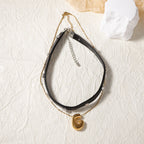 Zarte handwerkliche Halskette