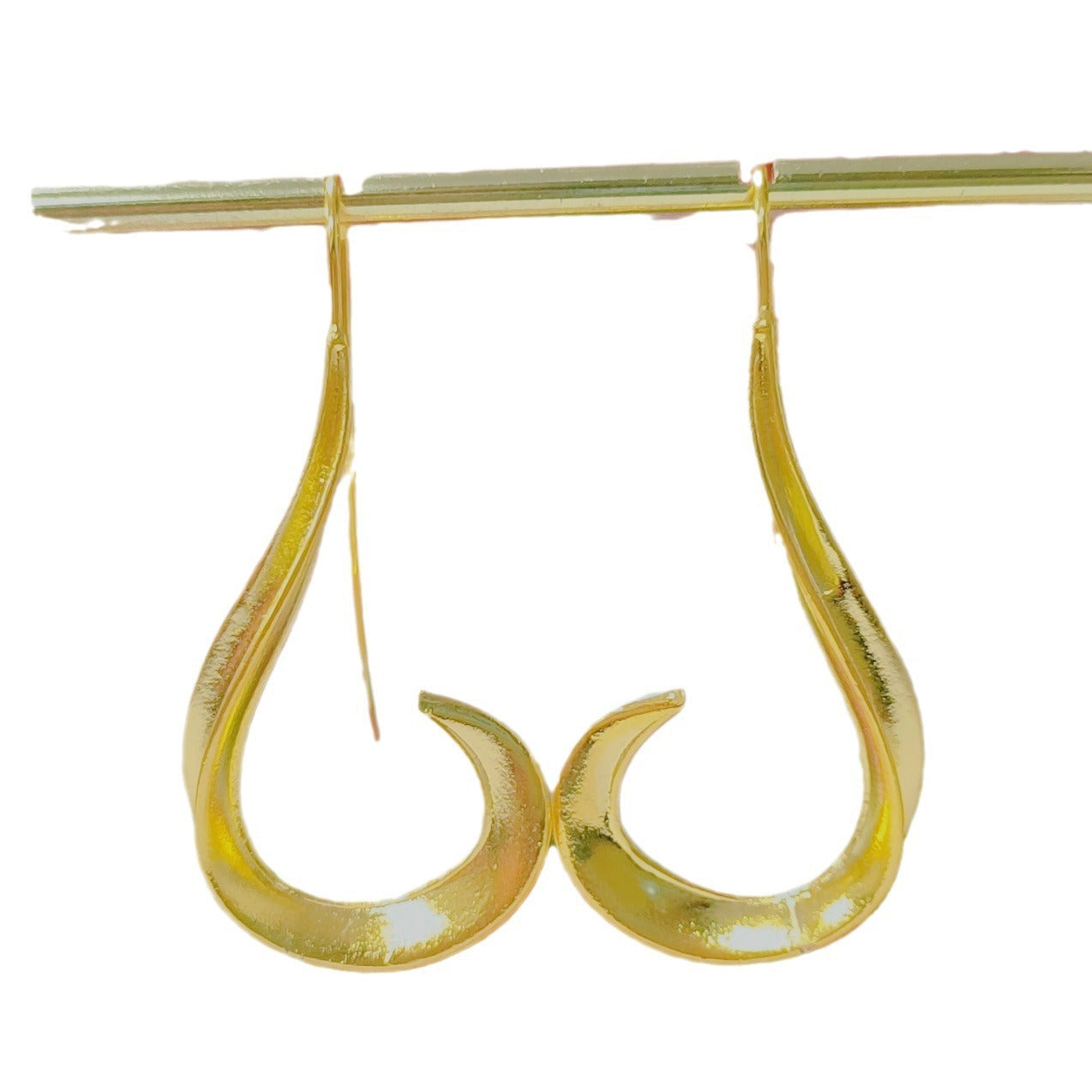 Handgefertigte Vintage Gold Ohrring