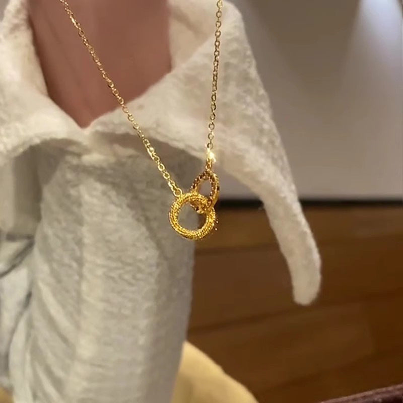 Romantische Gold Halskette für besondere Momente