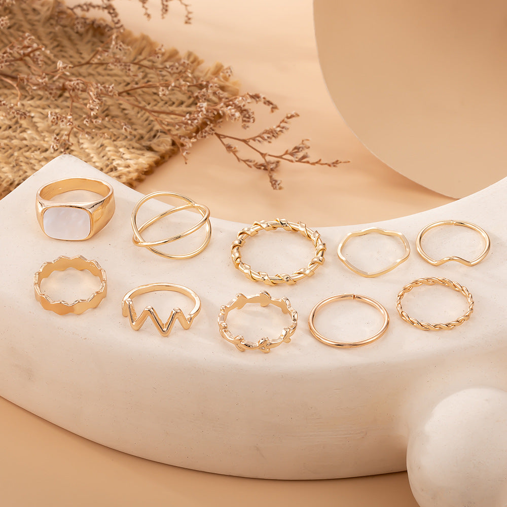 Atemberaubende Gold Ring für den Alltag