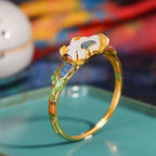 Handgefertigte Vintage Gold Armband