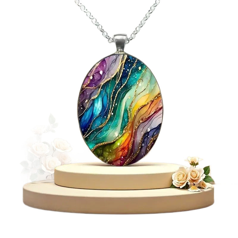 Zarte handwerkliche Halskette