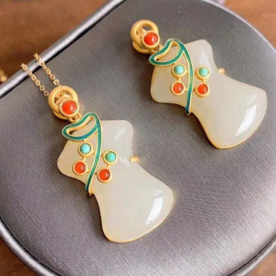 Zarte handwerkliche Silber Halskette