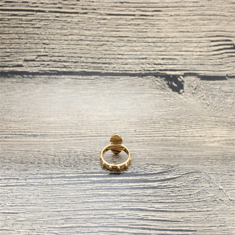 Handgefertigte Vintage Gold Ring