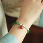 Zarte handwerkliche Perlen Armband