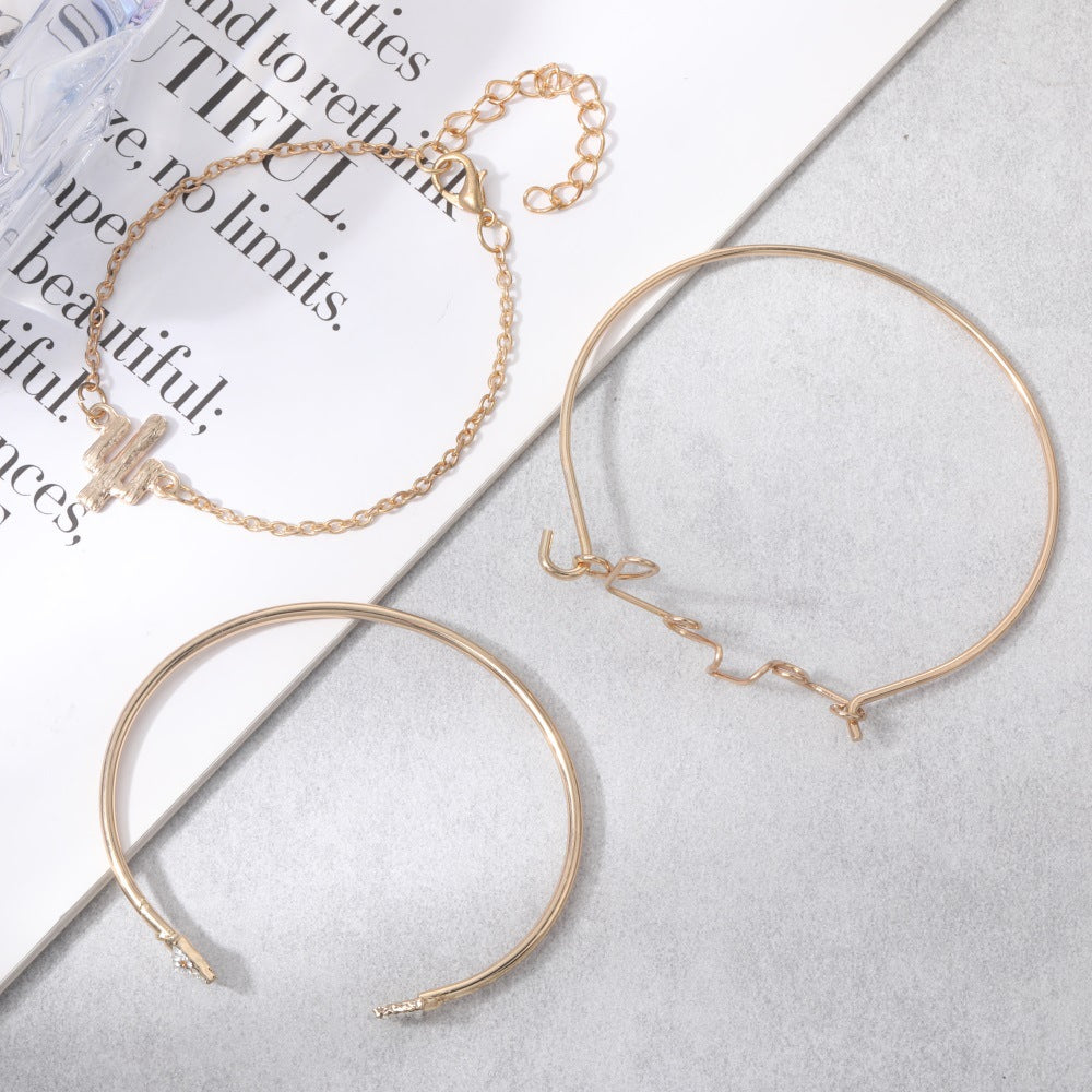 Charmante Gold Armband für jeden Anlass