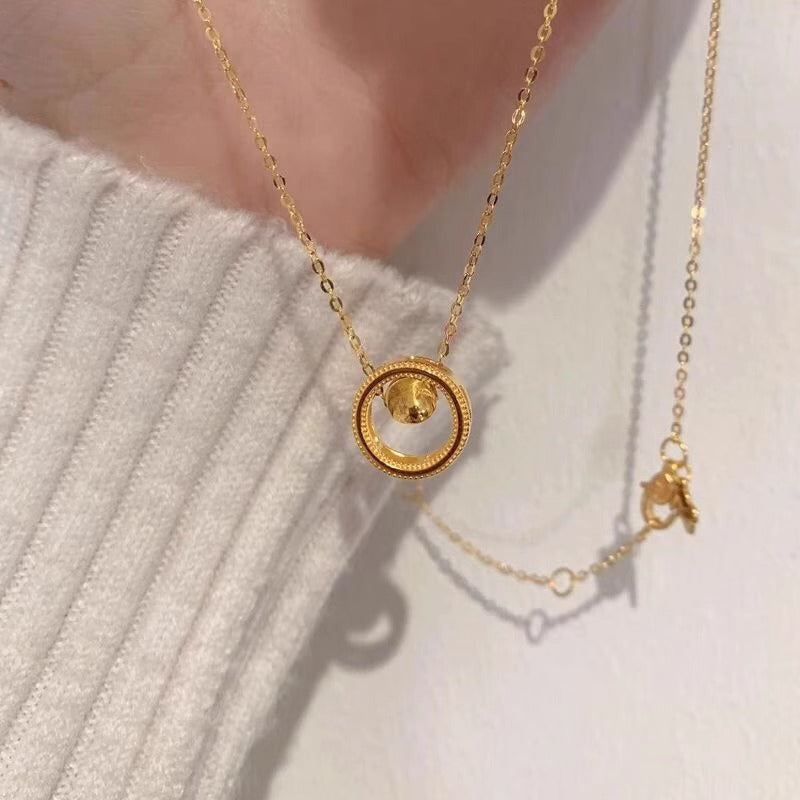 Romantische Gold Halskette für besondere Momente