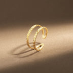 Atemberaubende Gold Ring für den Alltag