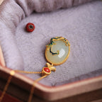 Zarte handwerkliche Gold Halskette