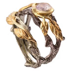 Handgefertigte Vintage Gold Ring
