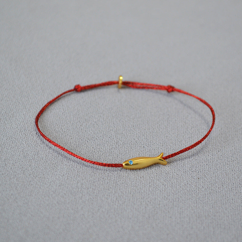 Zarte handwerkliche Gold Armband
