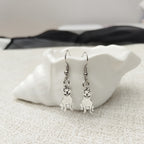 Zarte handwerkliche Ohrring