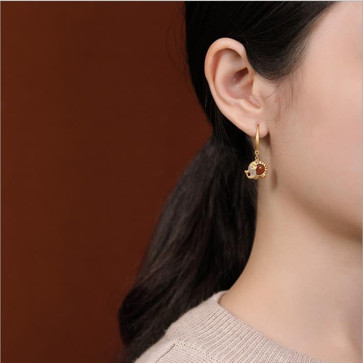 Atemberaubende Gold Ohrring für den Alltag