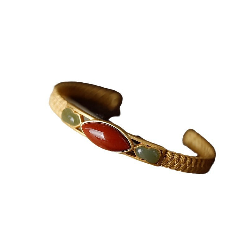 Zarte handwerkliche Gold Armband