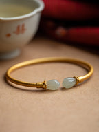 Zarte handwerkliche Gold Armband