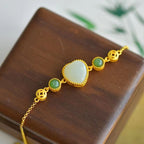 Handgefertigte Vintage Silber Armband